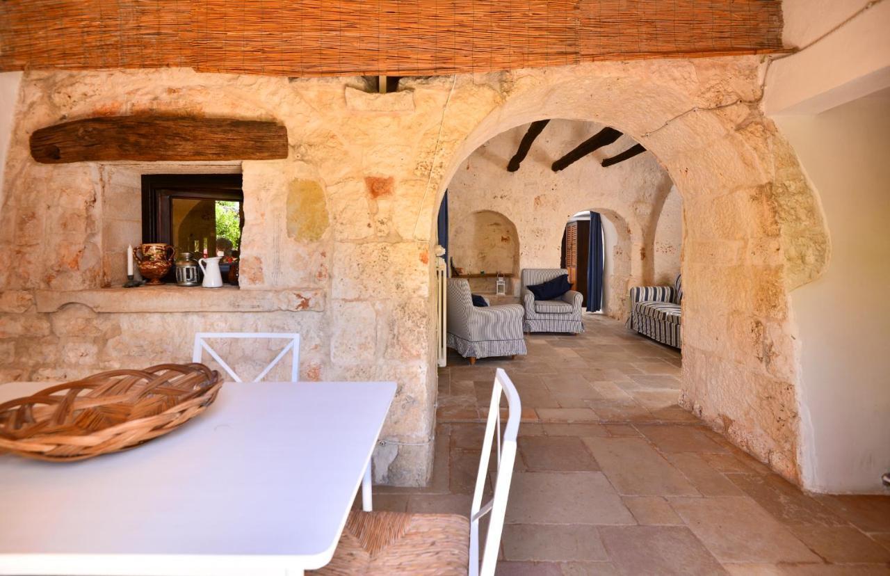 אוסטוני Terra Sessana Ville E Trullo Con Piscina Privata מראה חיצוני תמונה