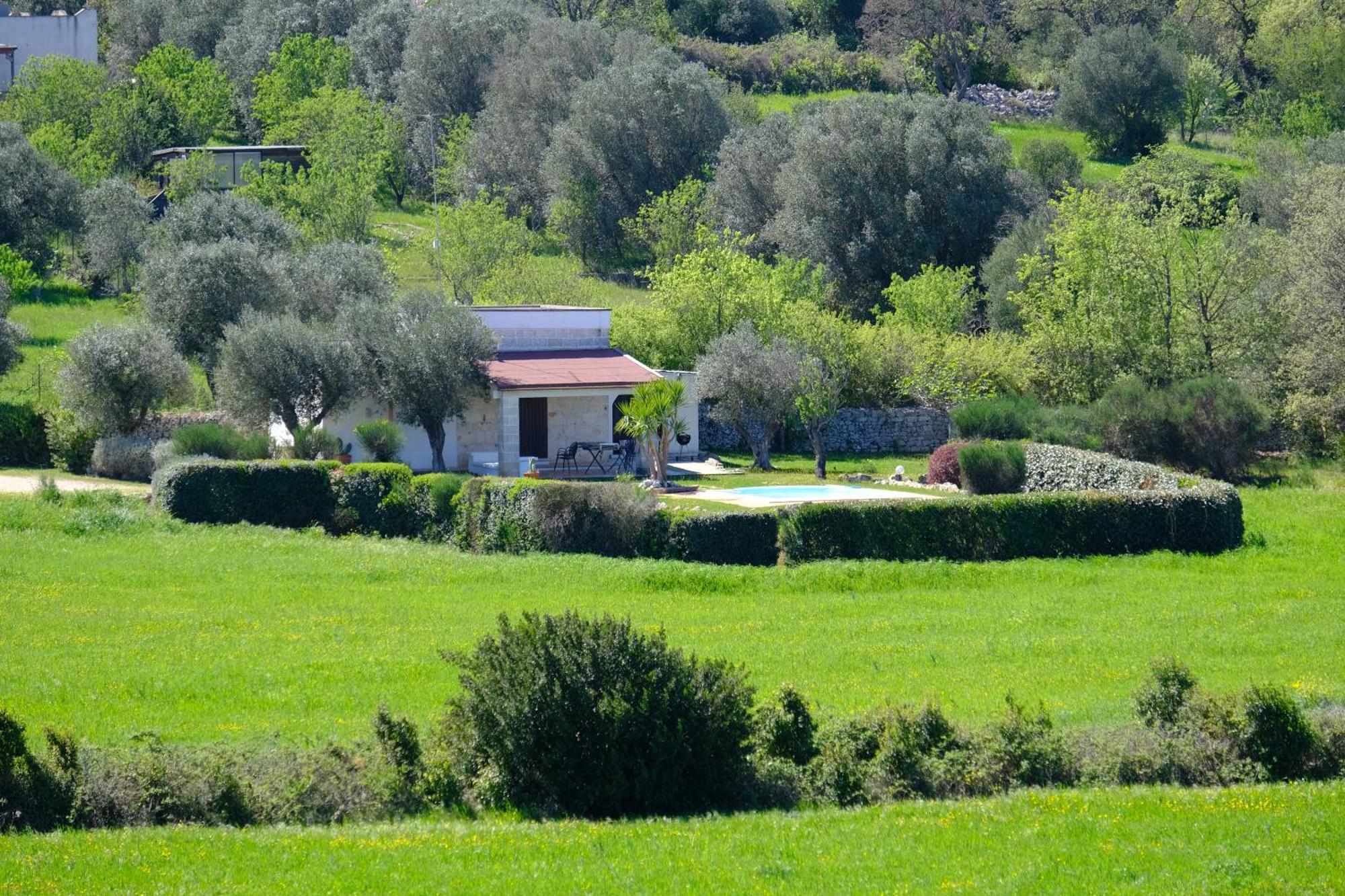 אוסטוני Terra Sessana Ville E Trullo Con Piscina Privata מראה חיצוני תמונה