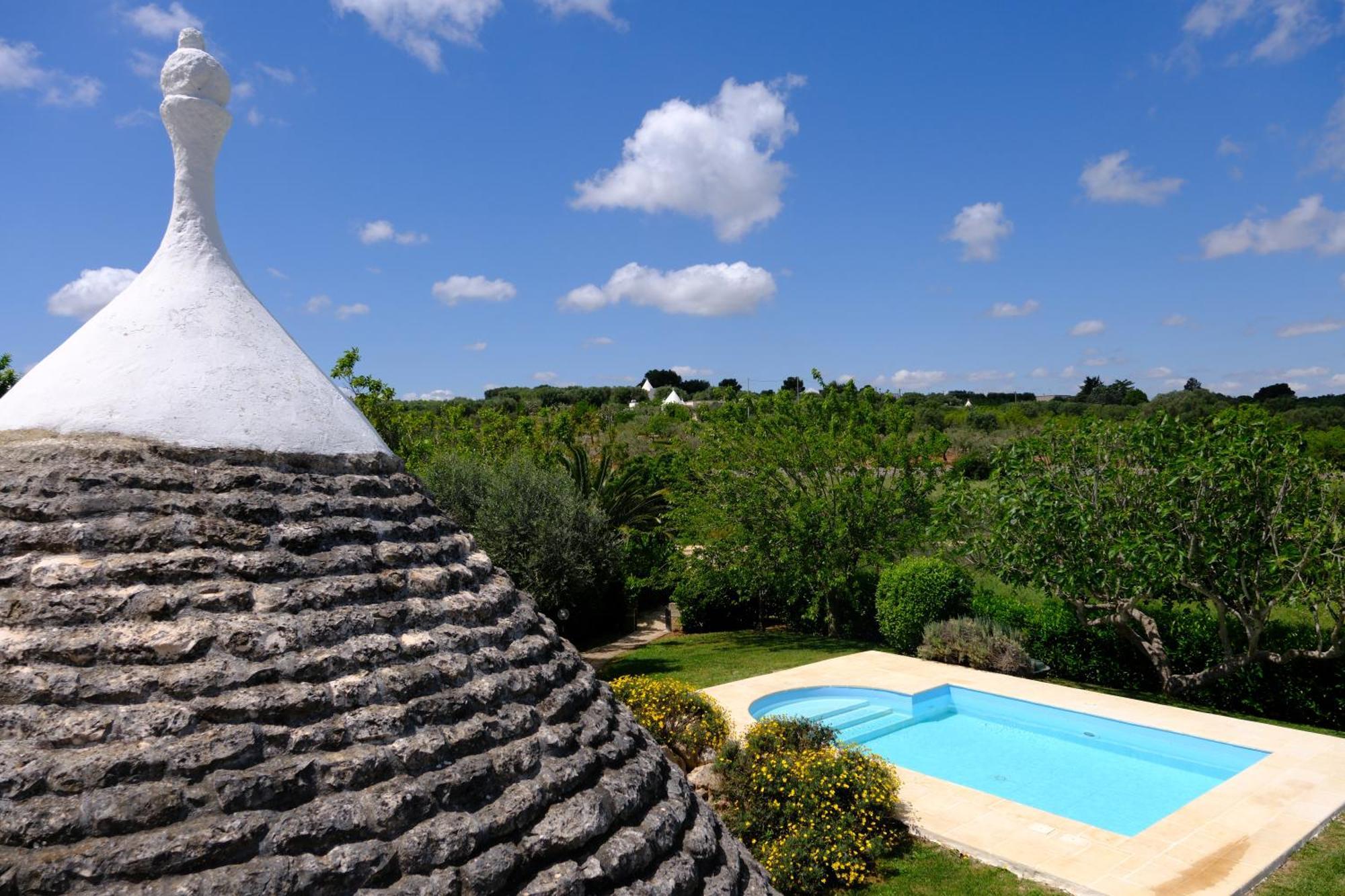 אוסטוני Terra Sessana Ville E Trullo Con Piscina Privata מראה חיצוני תמונה