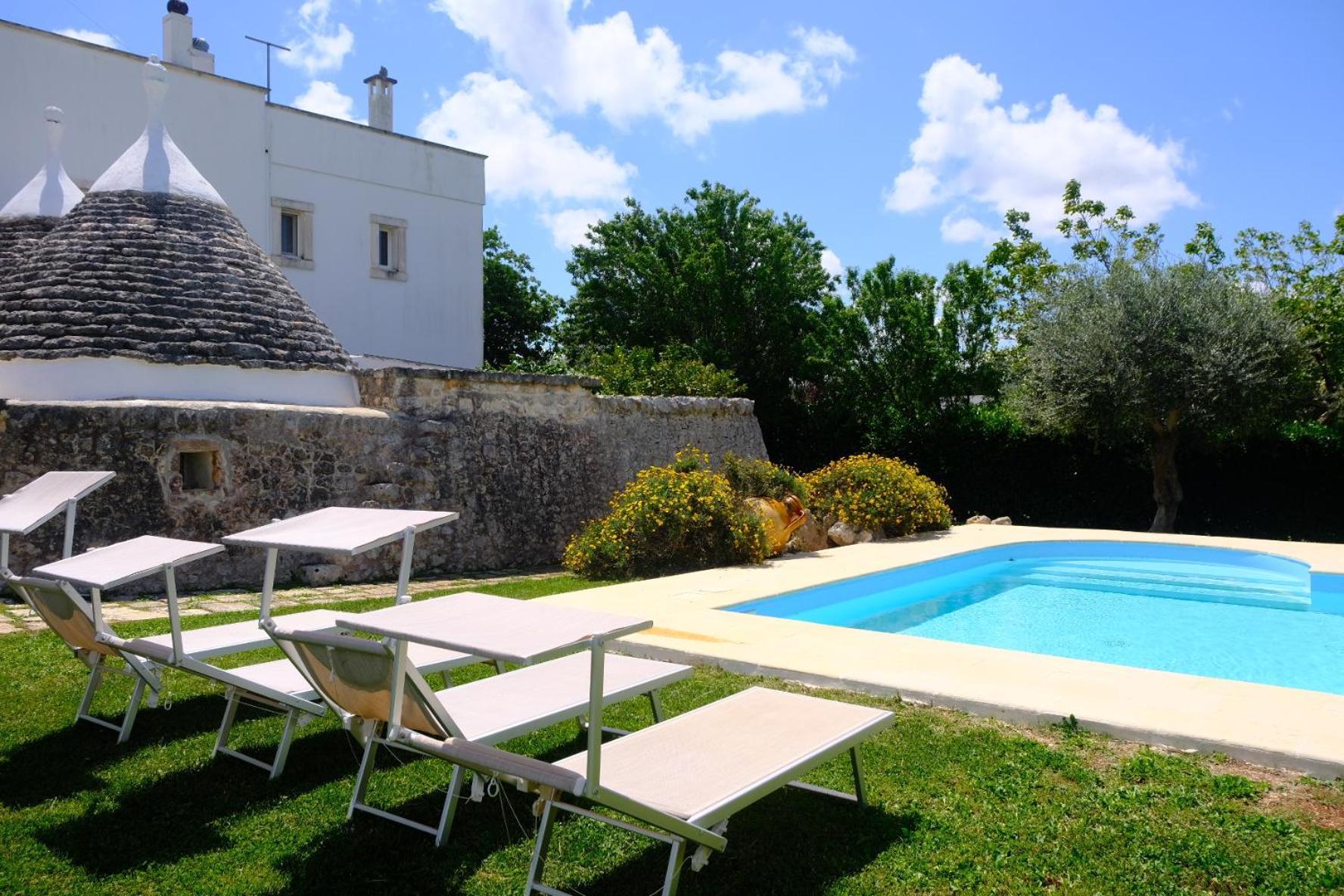 אוסטוני Terra Sessana Ville E Trullo Con Piscina Privata מראה חיצוני תמונה
