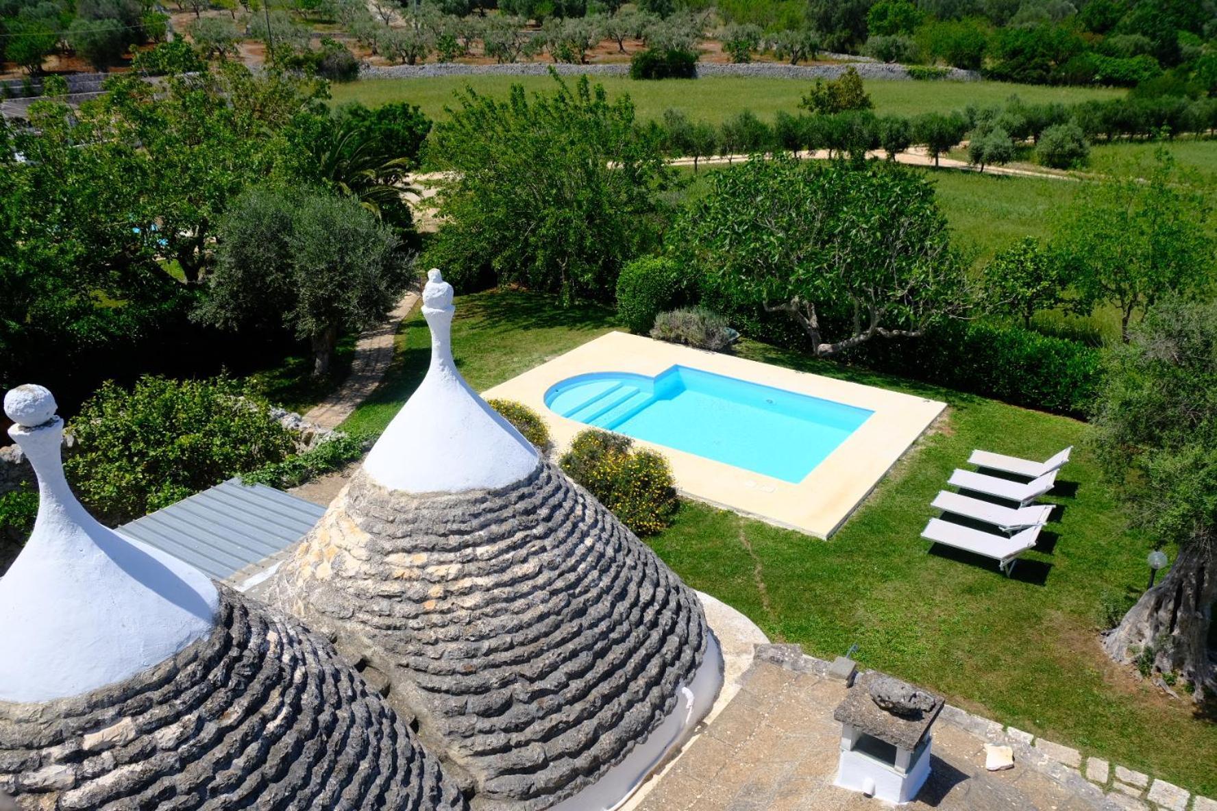 אוסטוני Terra Sessana Ville E Trullo Con Piscina Privata מראה חיצוני תמונה