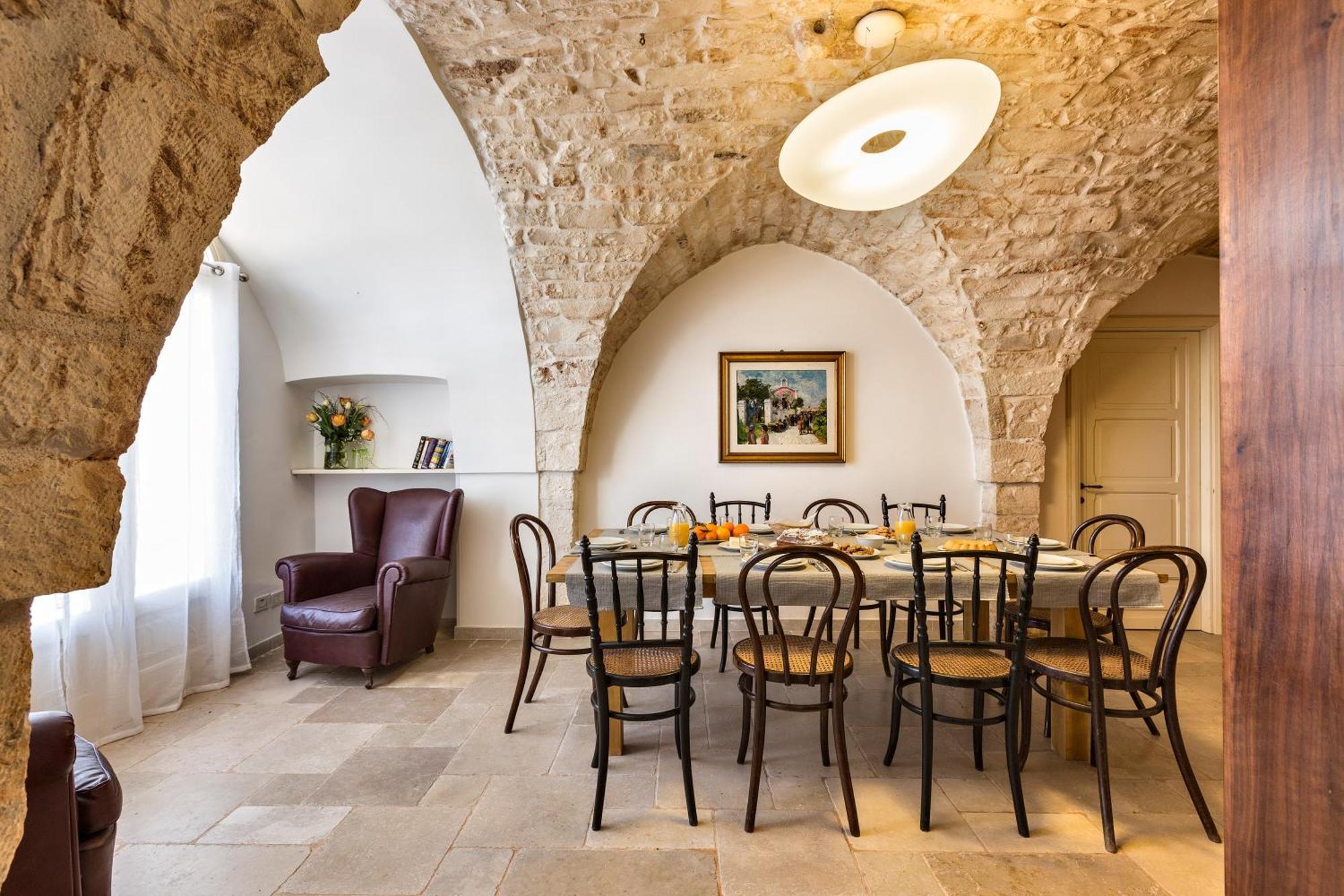 אוסטוני Terra Sessana Ville E Trullo Con Piscina Privata מראה חיצוני תמונה