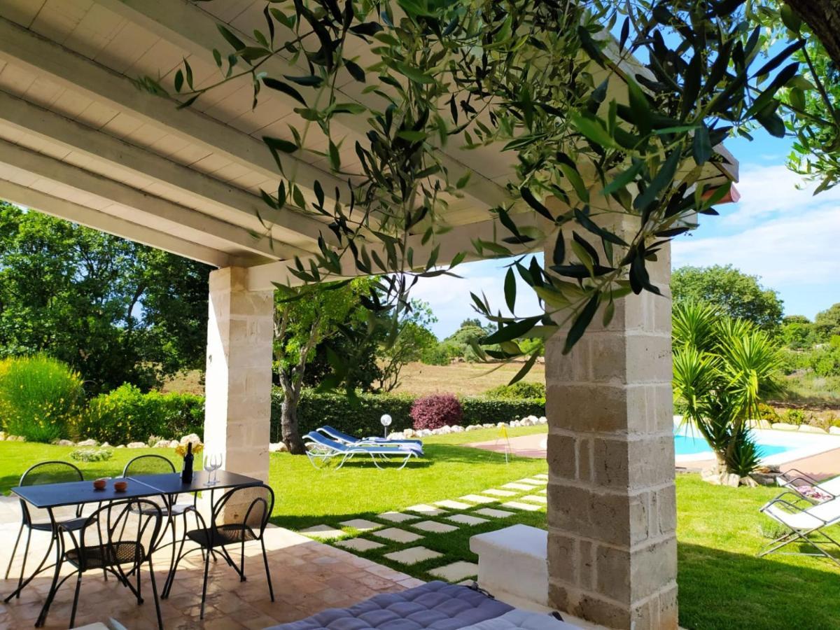 אוסטוני Terra Sessana Ville E Trullo Con Piscina Privata מראה חיצוני תמונה